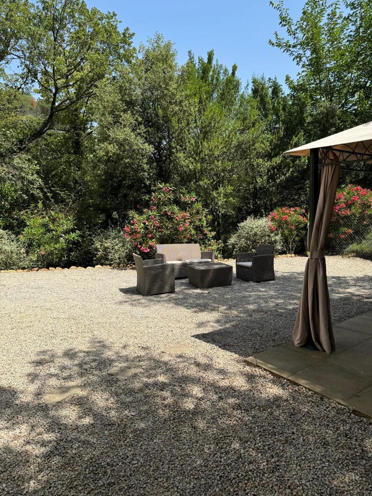 Maison avec piscine chauffée entre mer et montagne Montauriol  Extérieur photo